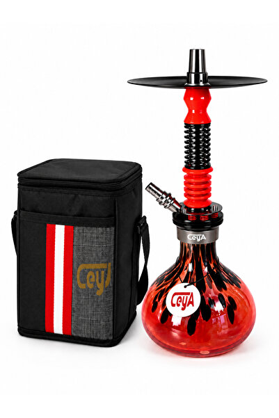 CEYA NARGİLE Zeus 37 Cm Nargile Takımı Çantalı Premium Set | Lüle, Maşa ve Si...