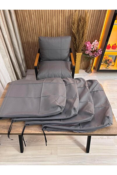 HouseART Outdoor Kumaş,Bahçe Minderi,Balkon Minderi,Koruyucu kılıf , 2-1-1 ta...