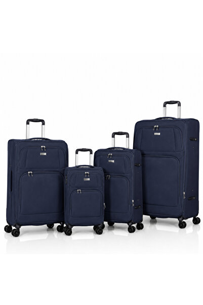PP Fabric Travel Bag Set - 4 Pieces - Durable Material with Assorted Colors
