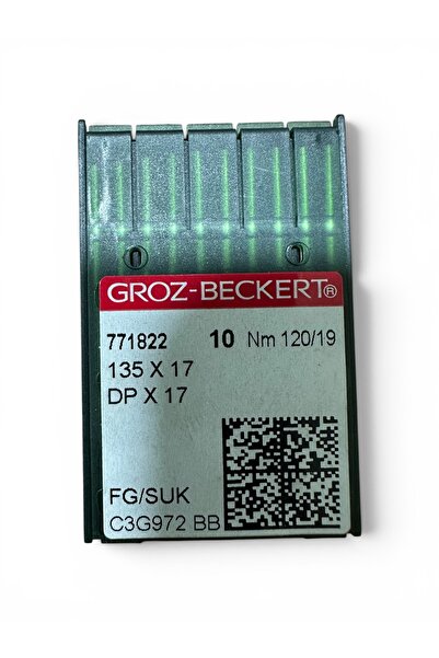 Groz Beckert Dikiş Makine İğnesi Dp17 120/19 No