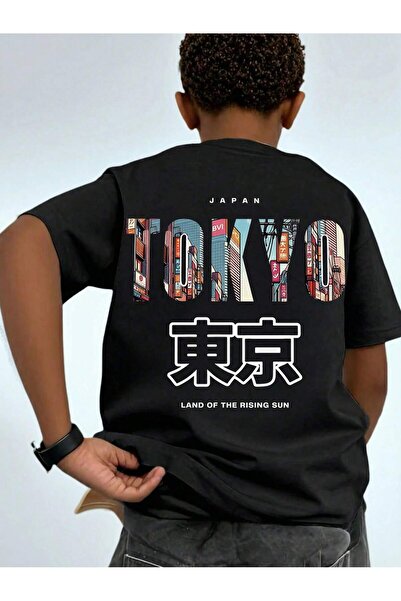 SVART WEAR Japan Tokyo Printed Crew Neck 100% βαμβακερό κοντομάνικο μπλουζάκι...