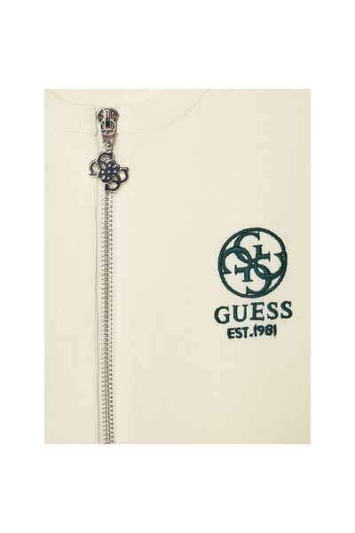 Guess Rochie tricotată de fetiță J5RK49ZZ04U Crem