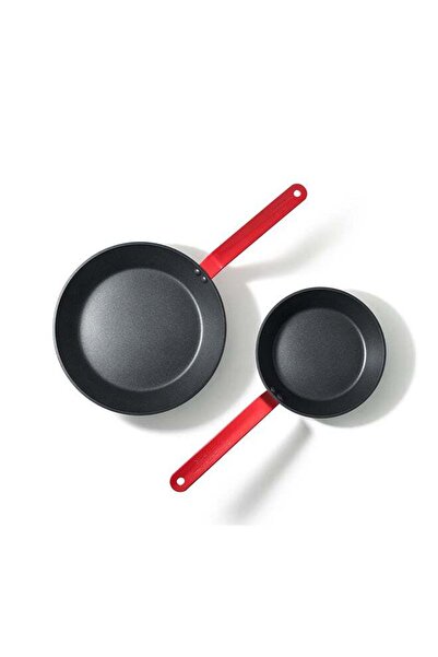 Sensarte 2 Piece Swiss Coating Frying Pan Set, 20 and 26 CM, Non-stick, Oven ...