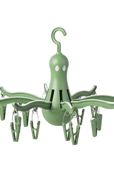 Generic Hanging dryer with 16 clips for clothes, socks, underwear, baby cloth...