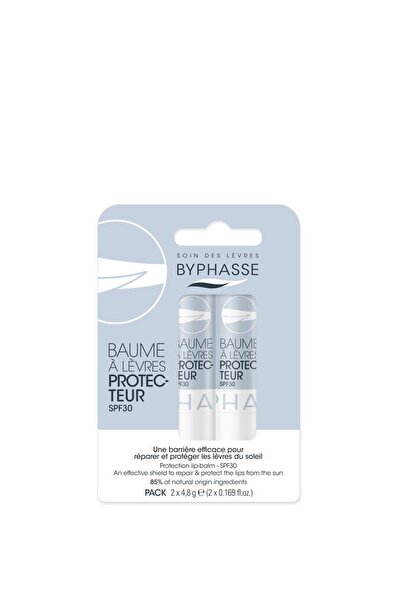 BYPHASSE Repairing Lip Balm Treatment Duo Set, 2 x 4.8 g