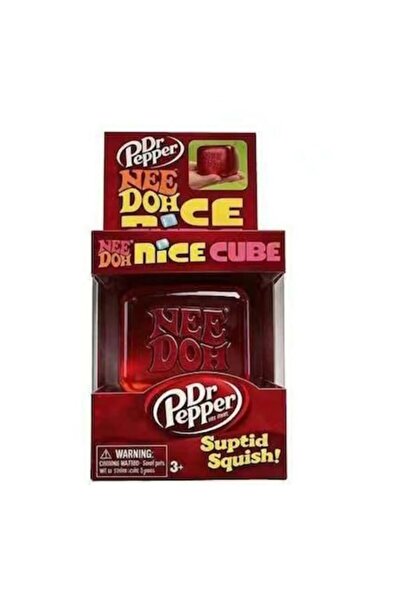 Needoh Anti-Stress Squishy Dr Pepper Cube Toy, Collectible Edition Sensory Cu...