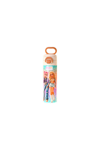 WOW Generation 520 ml Star Patterned Pink - Purple Girls' Steel Thermos Flask...