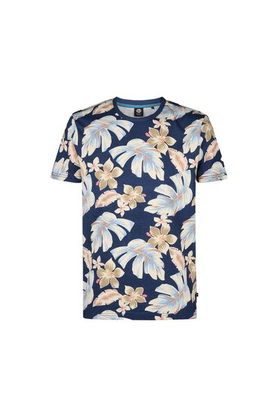 Petrol Industries Tricou bărbătesc M-1050-TSR655 Bleumarin