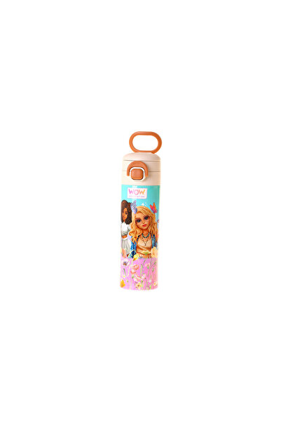 WOW Generation 520 ml Butterfly Printed Turquoise - Pink Girls' Steel Thermos...