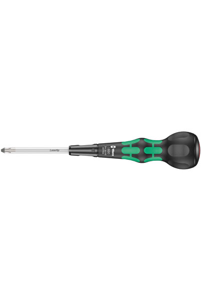 wera 1850 PH Kraftform BallGrip/Yumru Saplı Yıldız Tornavida, PH 2 x 100 mm