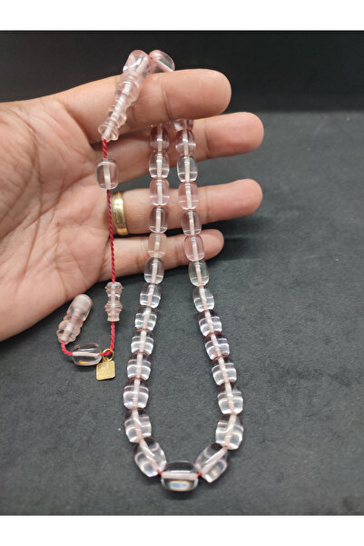 İskeçe Tesbih Ali Baba Masterpiece 0.8 mm Transparent Delim German Zircon Amb...