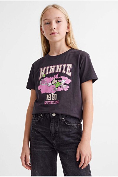 PAULMARK Girl's Crew Neck Printed T-Shirt