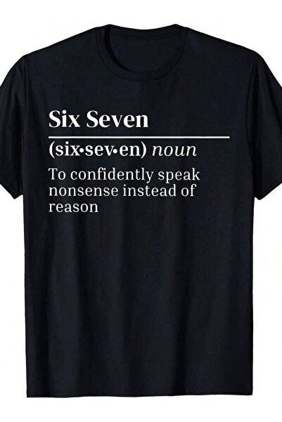 NOURAM Funny Definition The Meaning Of 67 Meme Six Seven Quote T-Shirt | Medi...