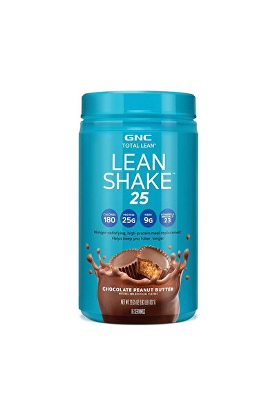 GNC Shake Proteic cu Aroma de Ciocolata si Unt de Arahide Total Lean 25 - 832g