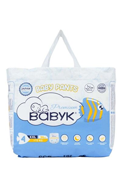 BABY K BABYK BABYK PREMIUM Baby Pants XXL 34 Pieces, Up to 15 Kg – 12 Hour Pr...