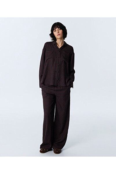 Twist PÖTİKARE DESEN WIDE LEG PANTOLON