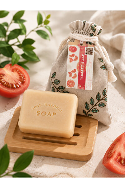 MTJ Natural Organic 🍅 Handmade Tomato Soap 80 g | Cold Process | Fragrance-F...