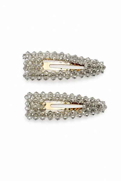New Obsessions Miabella Crystal Triangle Buckle Set Set of 2