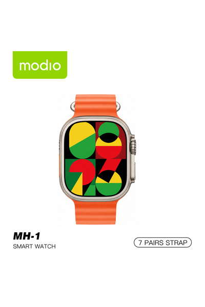 Modio MH-1 Smart Watch with 2.02 Inch Large HD Touch Display 7 Interchangeabl...