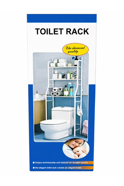 PRC Raft organizator pentru baie, deasupra vasului de toaletă, 3 polițe, supo...