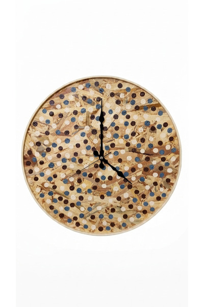Ahşap Tasarım Duvar Saati 44 cm