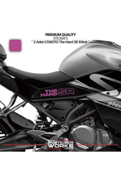 ARONA Cfmoto the hard sr sticker high quality foil 2 pcs sticker decal