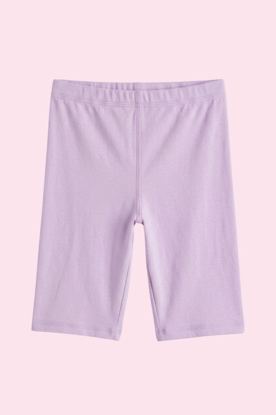 BUTİK1AVM Girl's Half Tights 1 Piece Light Purple Cotton for Dress and Bottoms