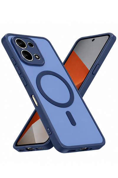 Nezih Case Redmi Note 13 Pro 4G Uyumlu Magsafe Sarj Destekli Mat Görünümlü Şı...