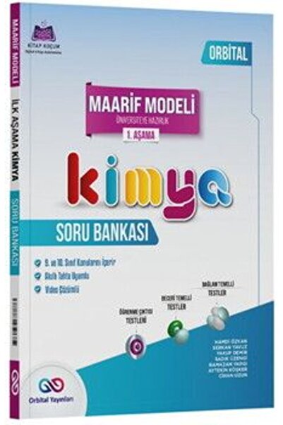 Orbital Yayınları Kimya Maarif Model 1. Aşama Soru Bankası