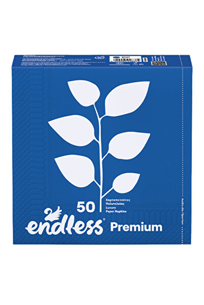 Endless ΧΑΡΤΟΠΕΤΣΕΤΑ PREMIUM 50τεμ. - (33x33cm) (ΜΠΛΕ)