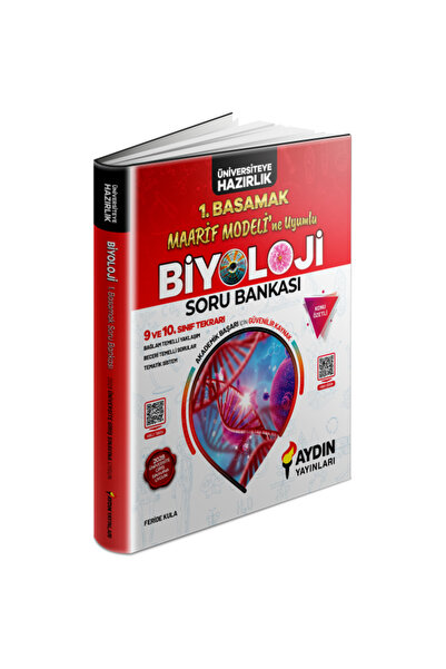 Aydın Yayınları Maarif Model Aydın TYT Biyoloji Soru Bankası (Üniversiteye Ha...