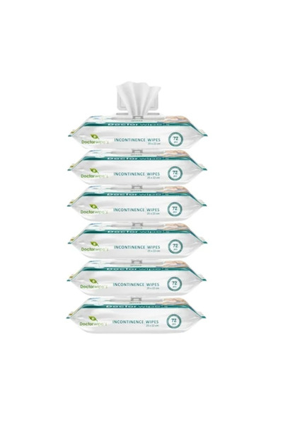 DOCTOR WIPES Set promoțional: 6 x șervețele umede cu extract de mușețel pentr...