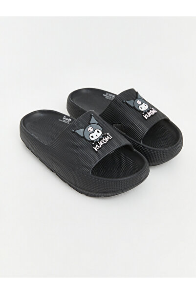 LC Waikiki Alita City Lcw Steps Black Girls' Slippers with a Difference