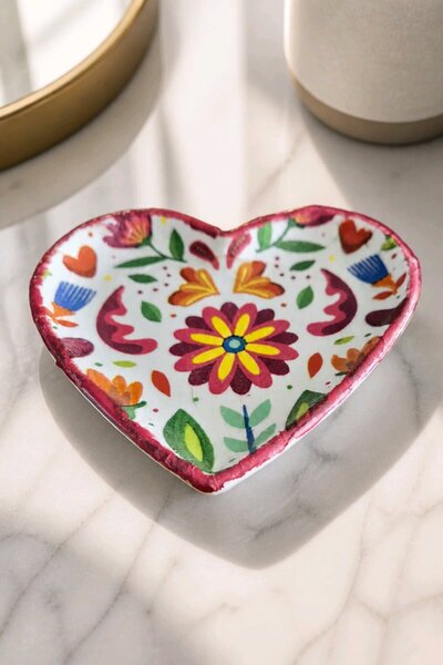 el.ay.arts Floral Presentation Plate 12 cm