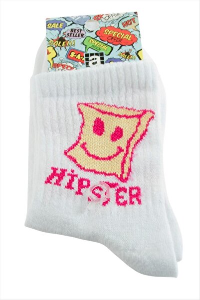 ZERO LAND Ilkestor Sponge College Socks 8*28 (200812) - White