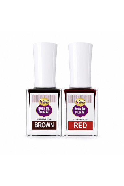 Sadeem Nail Henna Red & Brown Halal And Long Lasting
