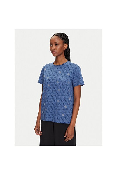 Guess Tricou de damă V5GI16I3Z14 Bleumarin