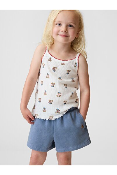 GAP Kız Bebek Kırık Beyaz Brannan Bear Pointelle Atlet
