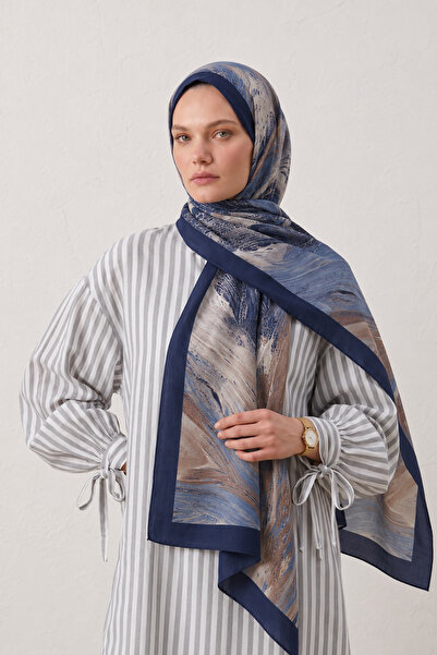 BONASERA EŞARP Women's French Silk Shawl Model Hijab Premium Shawl