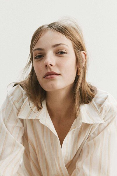 H&M Cotton wrap shirt