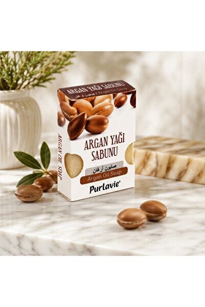 Purlavie Argan Oil Soap Natural Handmade 100g-9 Pieces
