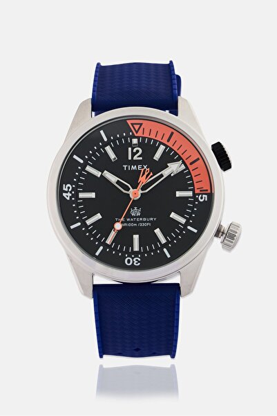 Timex Men TWH6Z6810 Silicone Analog Watch 40 mm, Navy