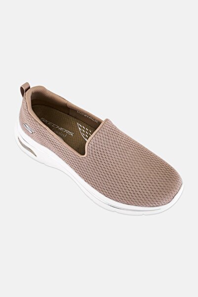 SKECHERS Women Arch Fit 2,0 Slip On Go Walking Shoes, Taupe