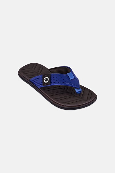 Cartago Kids Boy Malta IV Thong Slip On Slippers, Brown