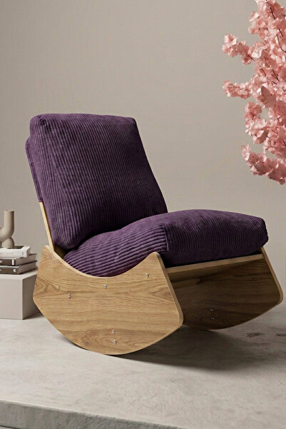 MiniWood Comfort Sallanır Koltuk Tv Koltuğu Sallanan Berjer Sandalye