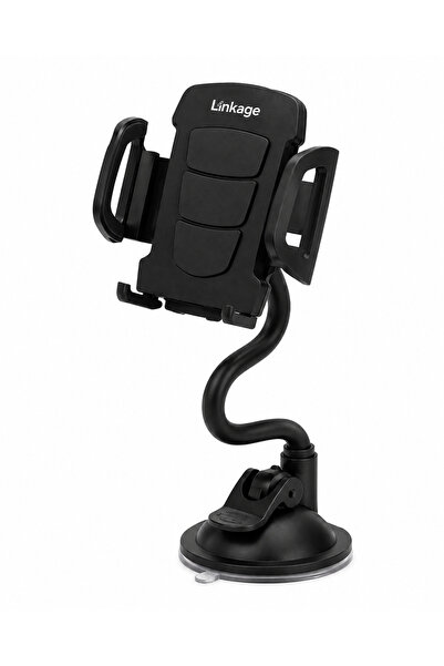 Linkage LKH-13 Araç İçi Telefon Tutucu Vantuzlu Universal 360° Dönebilen Esne...