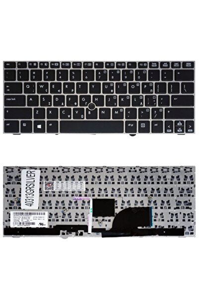 OEM Πληκτρολόγιο Λάπτοπ Ελληνικό HP EliteBook 2170p 2170 SG-49430-X2A 700681-...