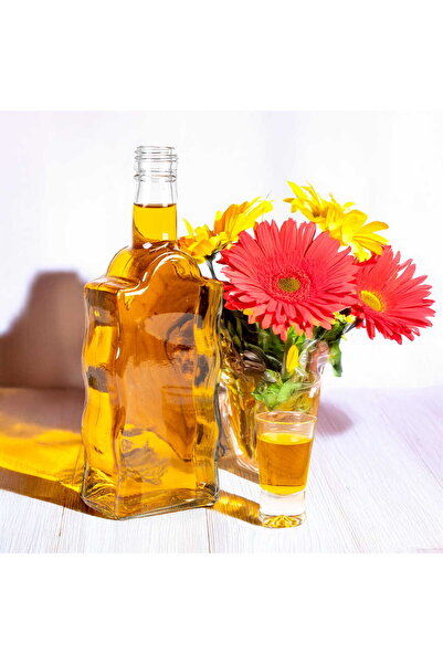 LimArt Set 5 sticle din sticla FALA 500 ml, capac metal cu filet, transparent...