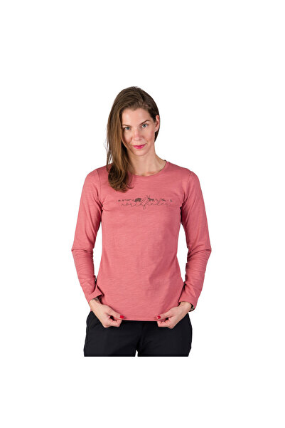NORTHFINDER TR-6073OR tricou de damă din bumbac organic slub REIMUNDA, Roz