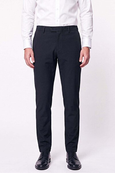 Efor Comfort Fit Side Pockets Elastic Waist Flexible Cotton Black Jogger Pant...